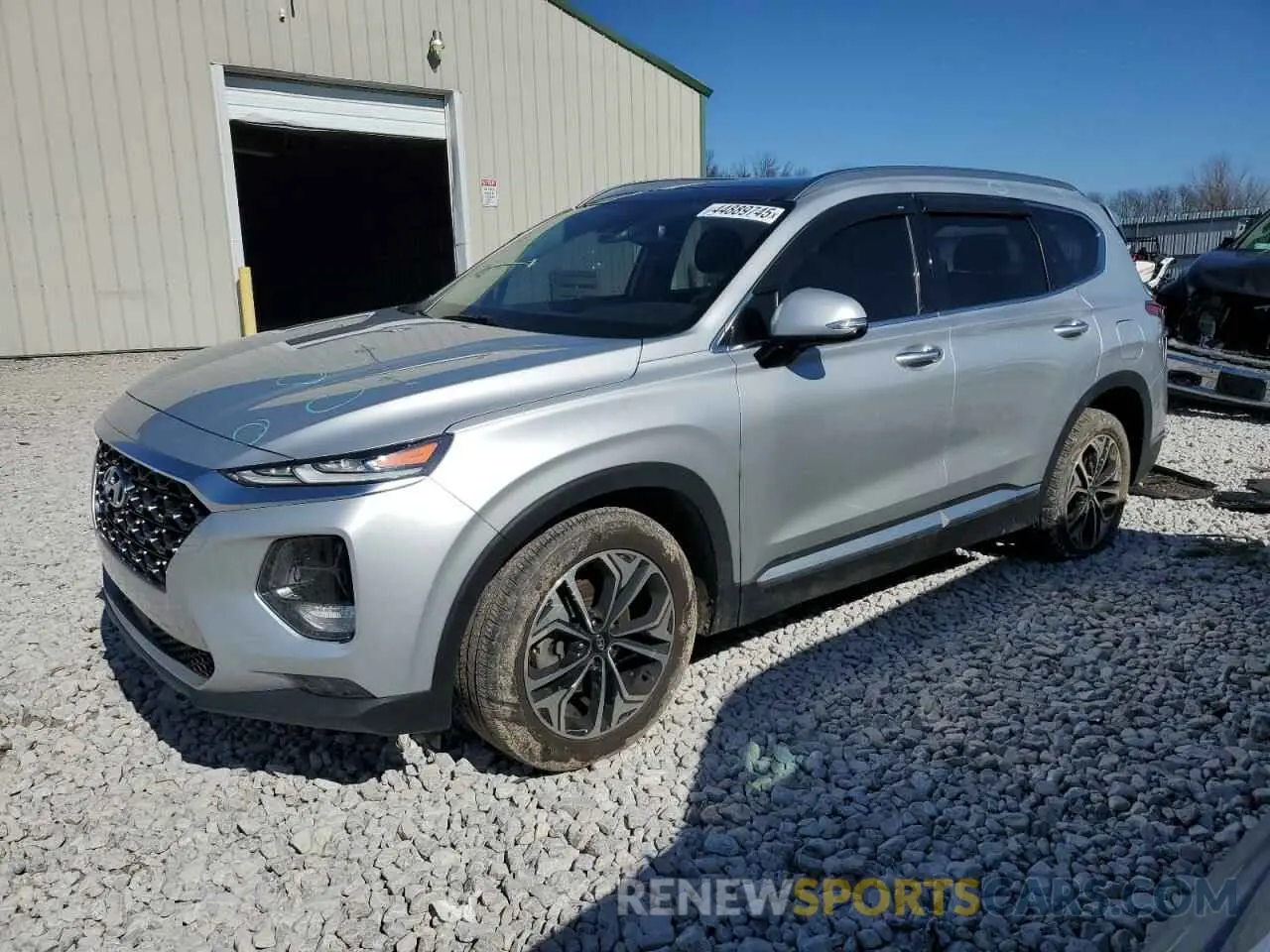 1 Photograph of a damaged car 5NMS5CAAXKH021184 HYUNDAI SANTA FE 2019