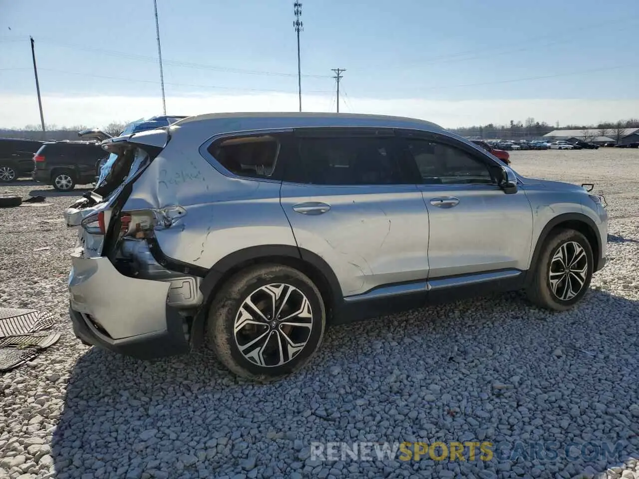 3 Photograph of a damaged car 5NMS5CAAXKH021184 HYUNDAI SANTA FE 2019
