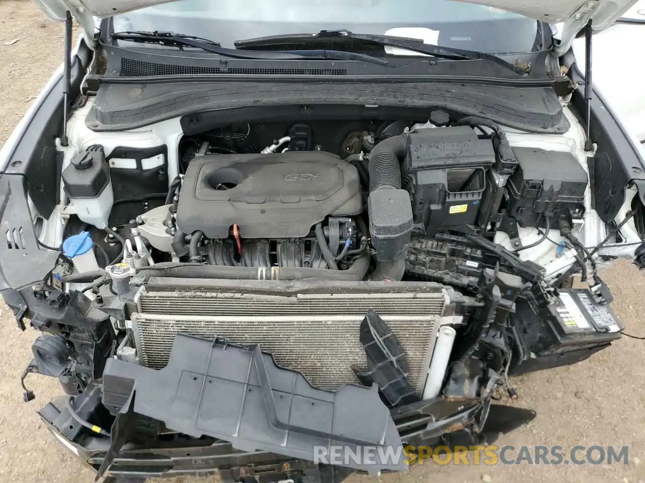 12 Photograph of a damaged car 5NMS5CAD7KH069719 HYUNDAI SANTA FE 2019