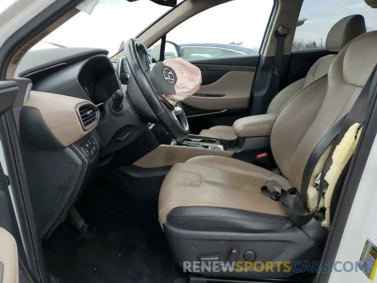 7 Photograph of a damaged car 5NMS5CAD7KH069719 HYUNDAI SANTA FE 2019