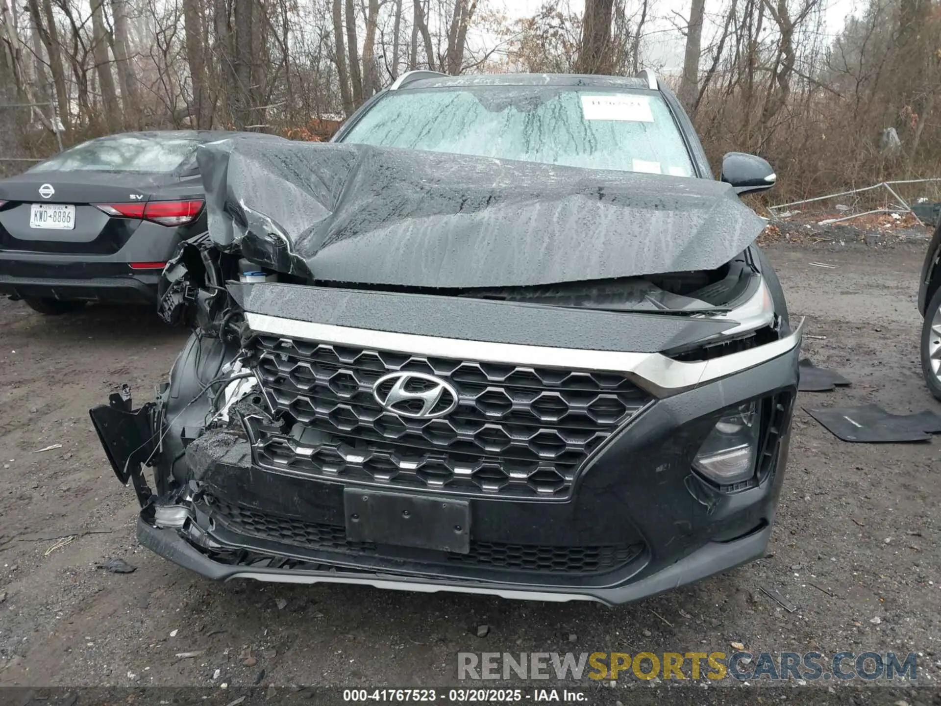 12 Photograph of a damaged car 5NMS5CAD8KH078588 HYUNDAI SANTA FE 2019
