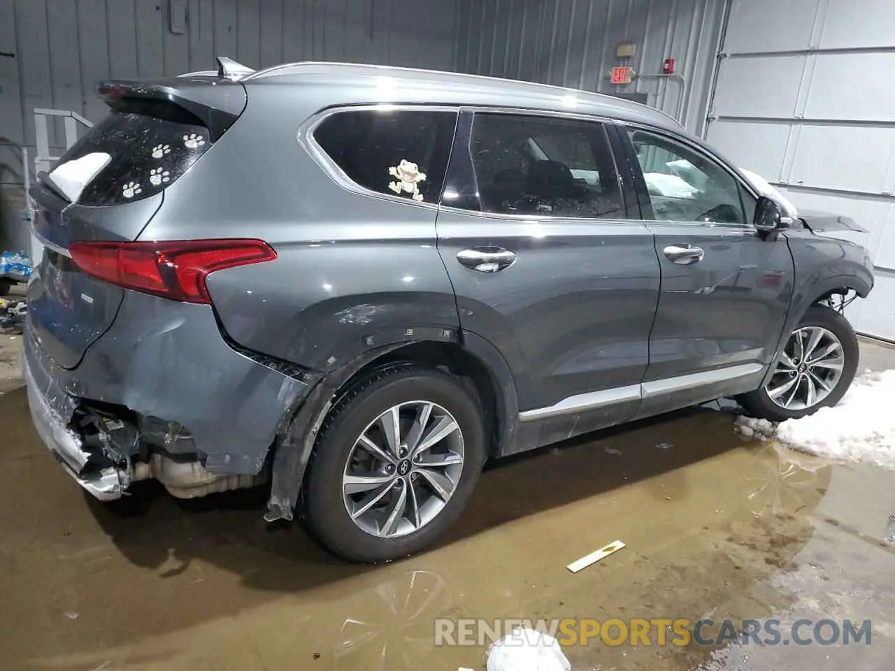 3 Photograph of a damaged car 5NMS5CAD8KH086528 HYUNDAI SANTA FE 2019