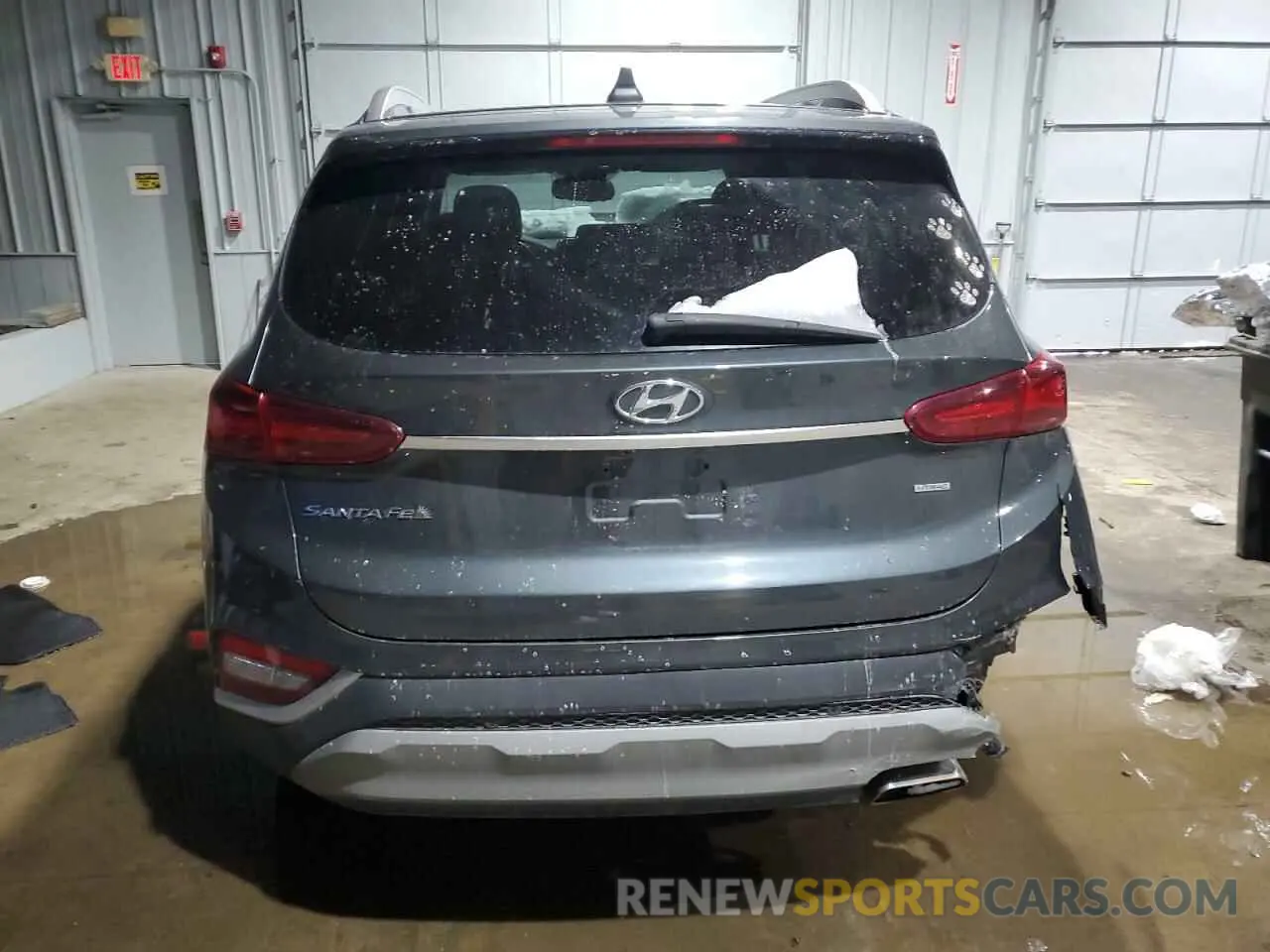 6 Photograph of a damaged car 5NMS5CAD8KH086528 HYUNDAI SANTA FE 2019