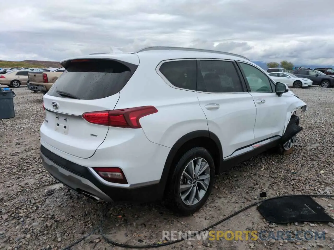 3 Photograph of a damaged car 5NMS5CADXKH085039 HYUNDAI SANTA FE 2019