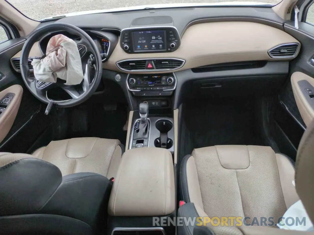 8 Photograph of a damaged car 5NMS5CADXKH085039 HYUNDAI SANTA FE 2019