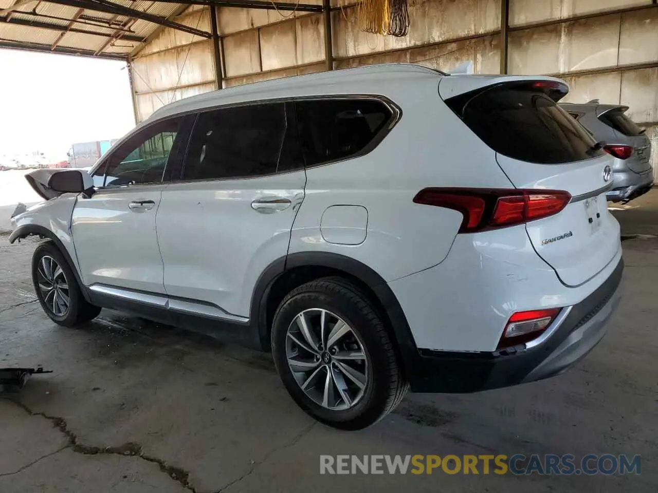 2 Photograph of a damaged car 5NMS5CADXKH113289 HYUNDAI SANTA FE 2019