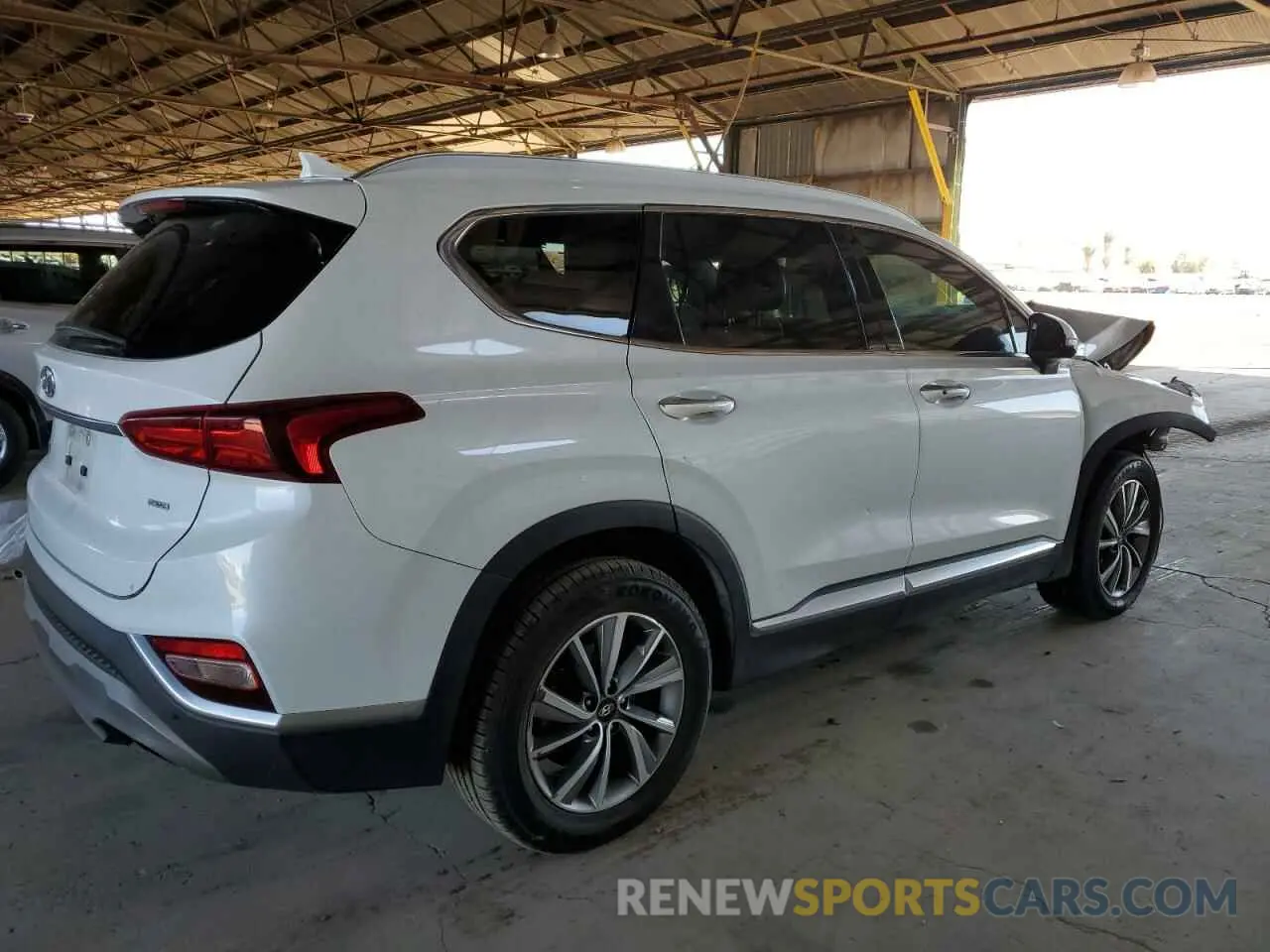 3 Photograph of a damaged car 5NMS5CADXKH113289 HYUNDAI SANTA FE 2019