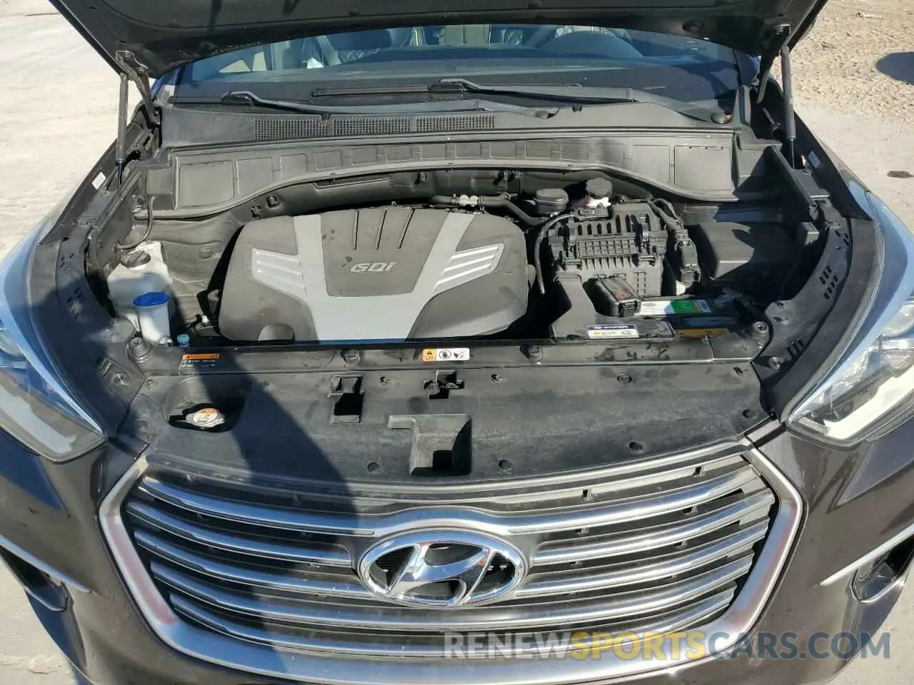 14 Photograph of a damaged car KM8SM4HF0KU302683 HYUNDAI SANTA FE 2019