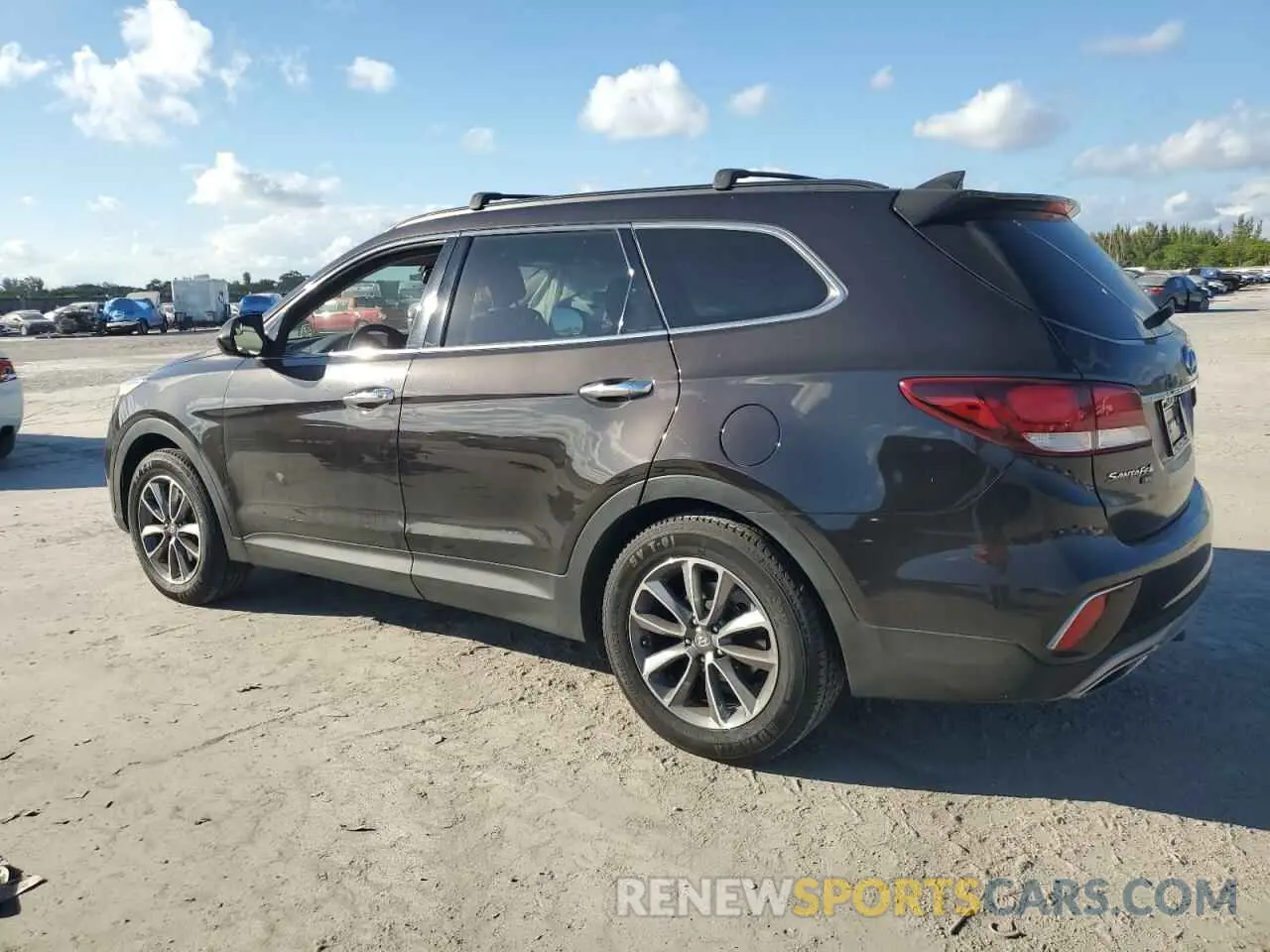 2 Photograph of a damaged car KM8SM4HF0KU302683 HYUNDAI SANTA FE 2019