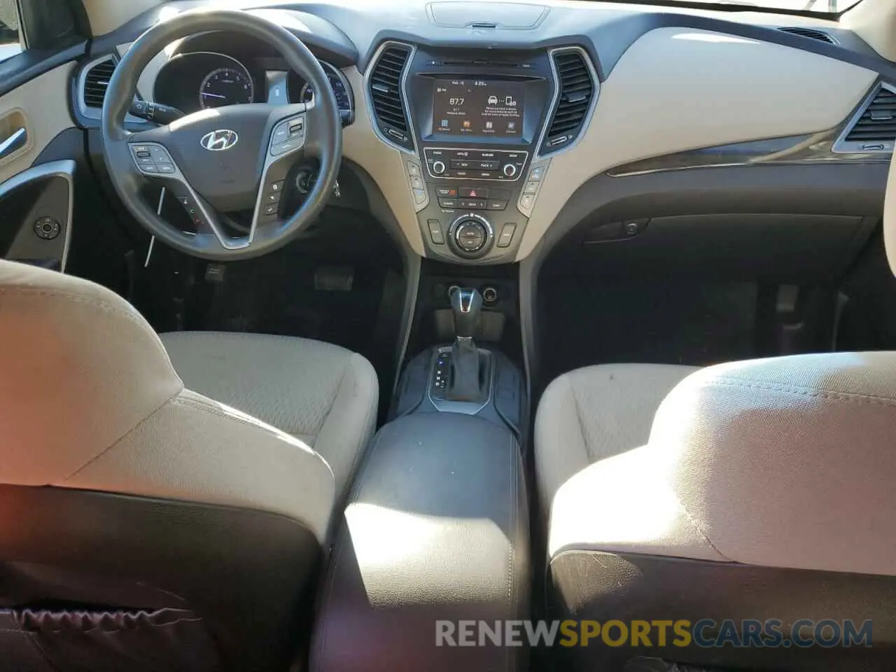 8 Photograph of a damaged car KM8SM4HF0KU302683 HYUNDAI SANTA FE 2019