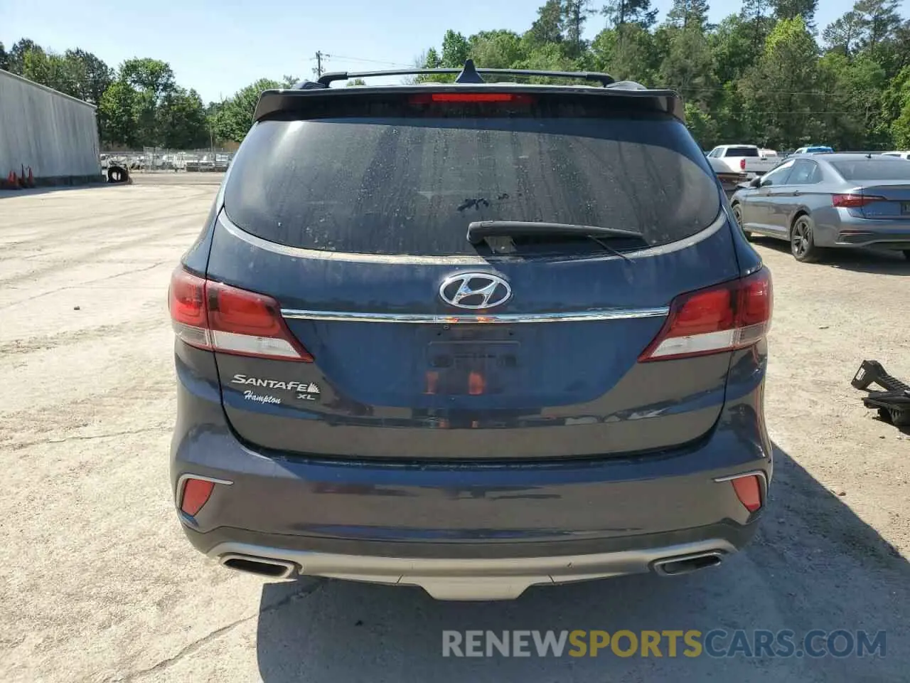 6 Photograph of a damaged car KM8SM4HF6KU300162 HYUNDAI SANTA FE 2019