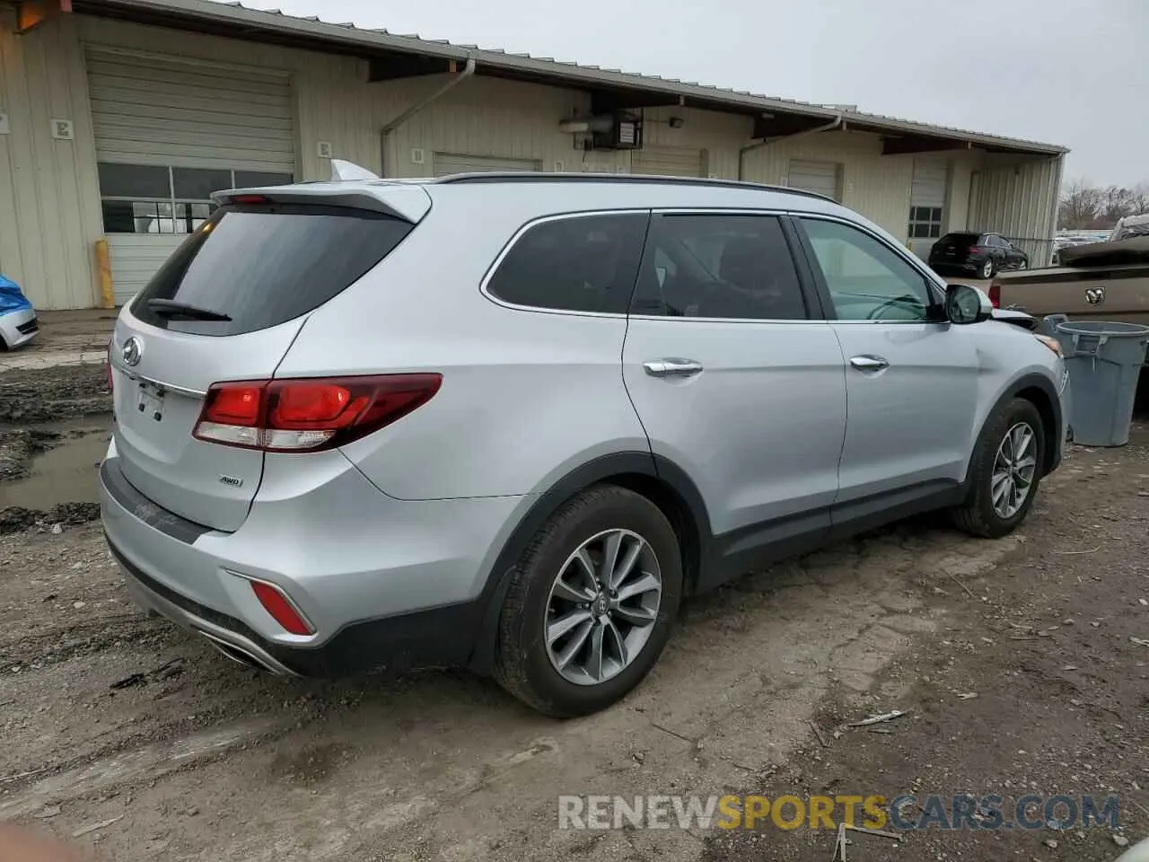 3 Photograph of a damaged car KM8SMDHF0KU304627 HYUNDAI SANTA FE 2019