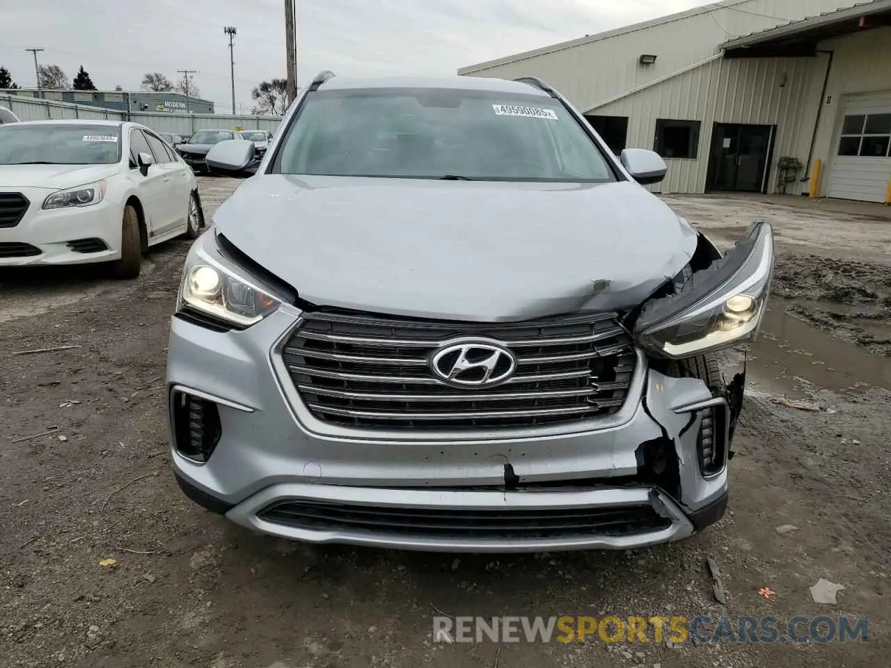 5 Photograph of a damaged car KM8SMDHF0KU304627 HYUNDAI SANTA FE 2019