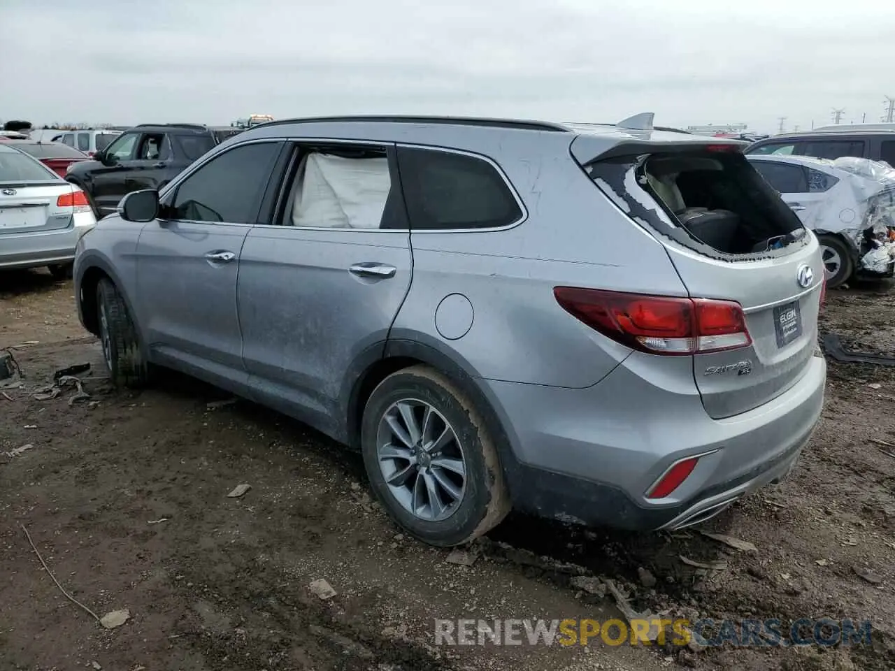 2 Photograph of a damaged car KM8SN4HF4KU309603 HYUNDAI SANTA FE 2019