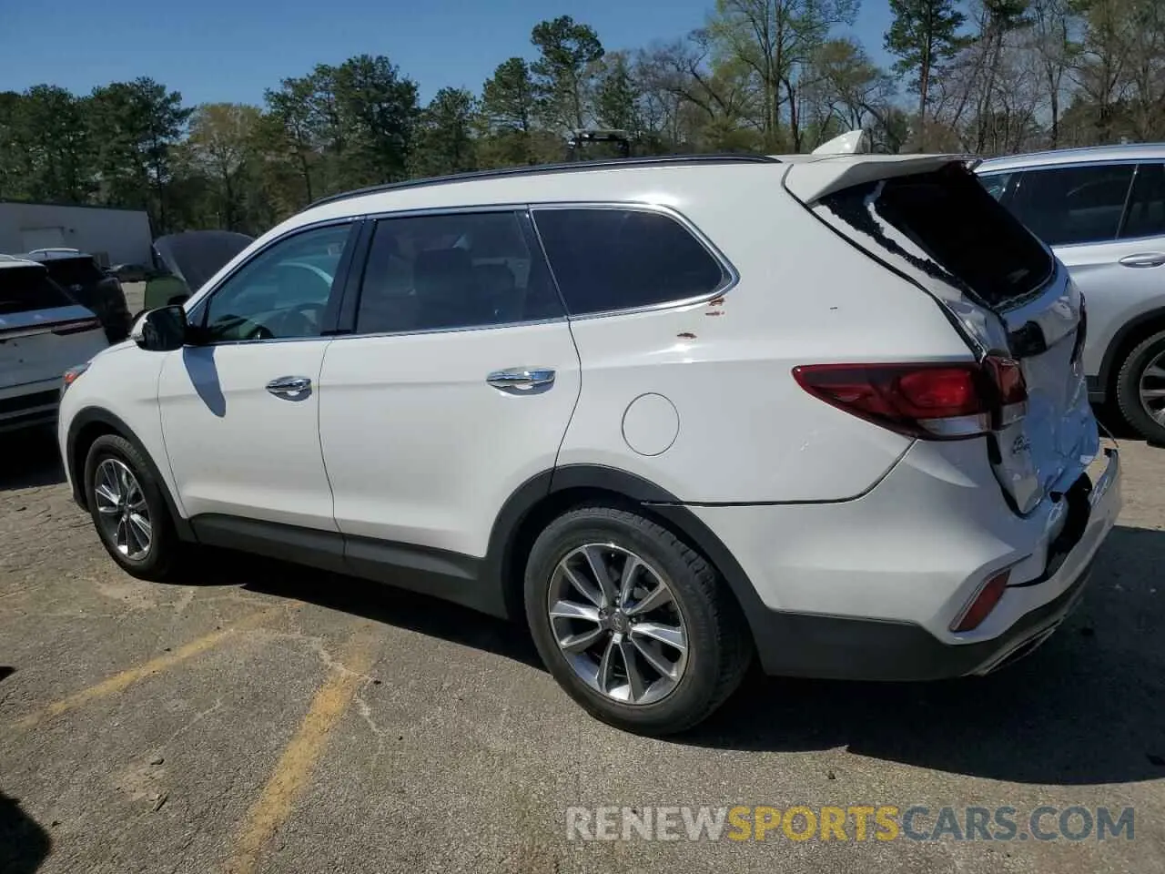 2 Photograph of a damaged car KM8SN4HF6KU298698 HYUNDAI SANTA FE 2019