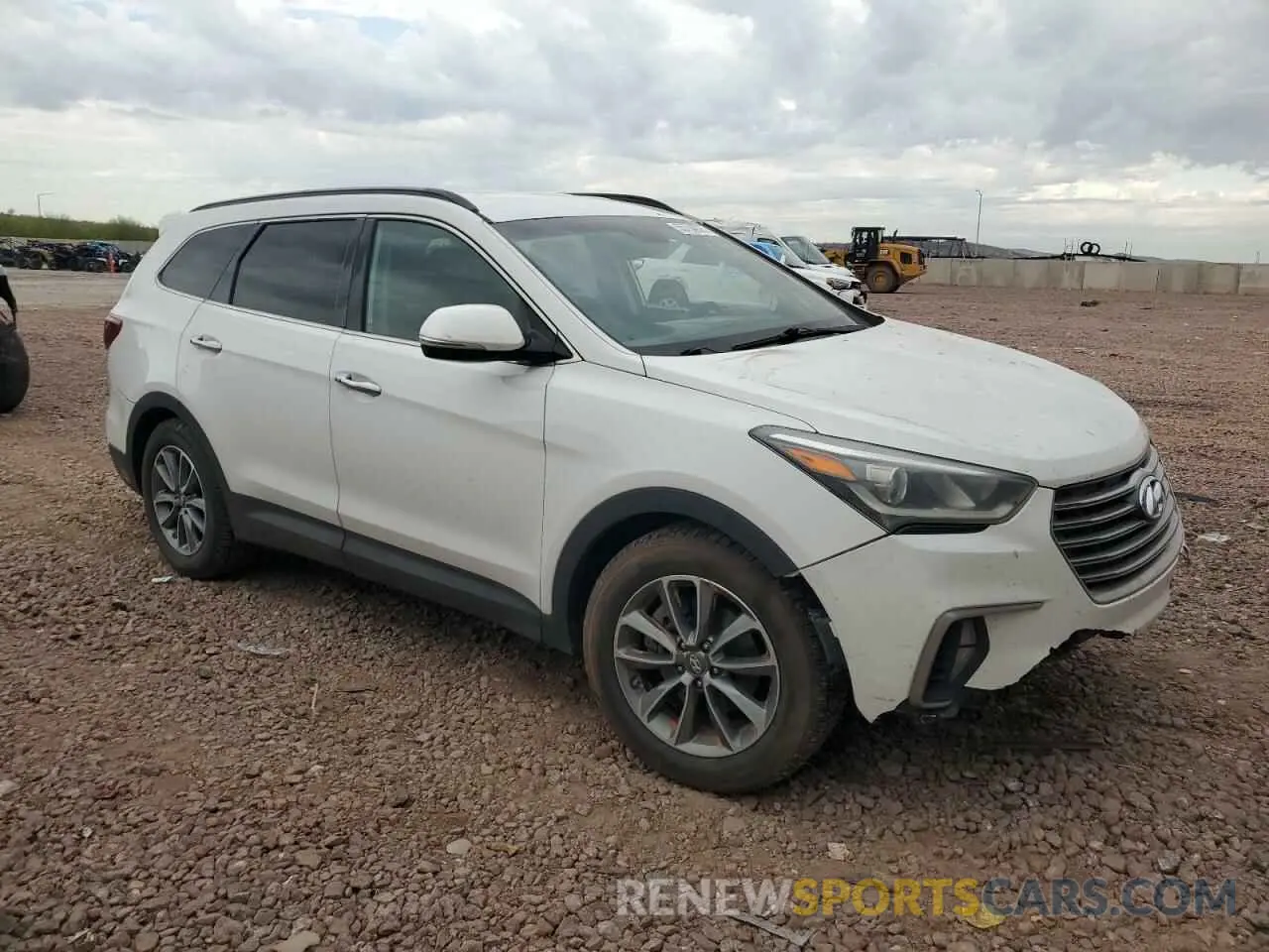 4 Photograph of a damaged car KM8SNDHF1KU307114 HYUNDAI SANTA FE 2019