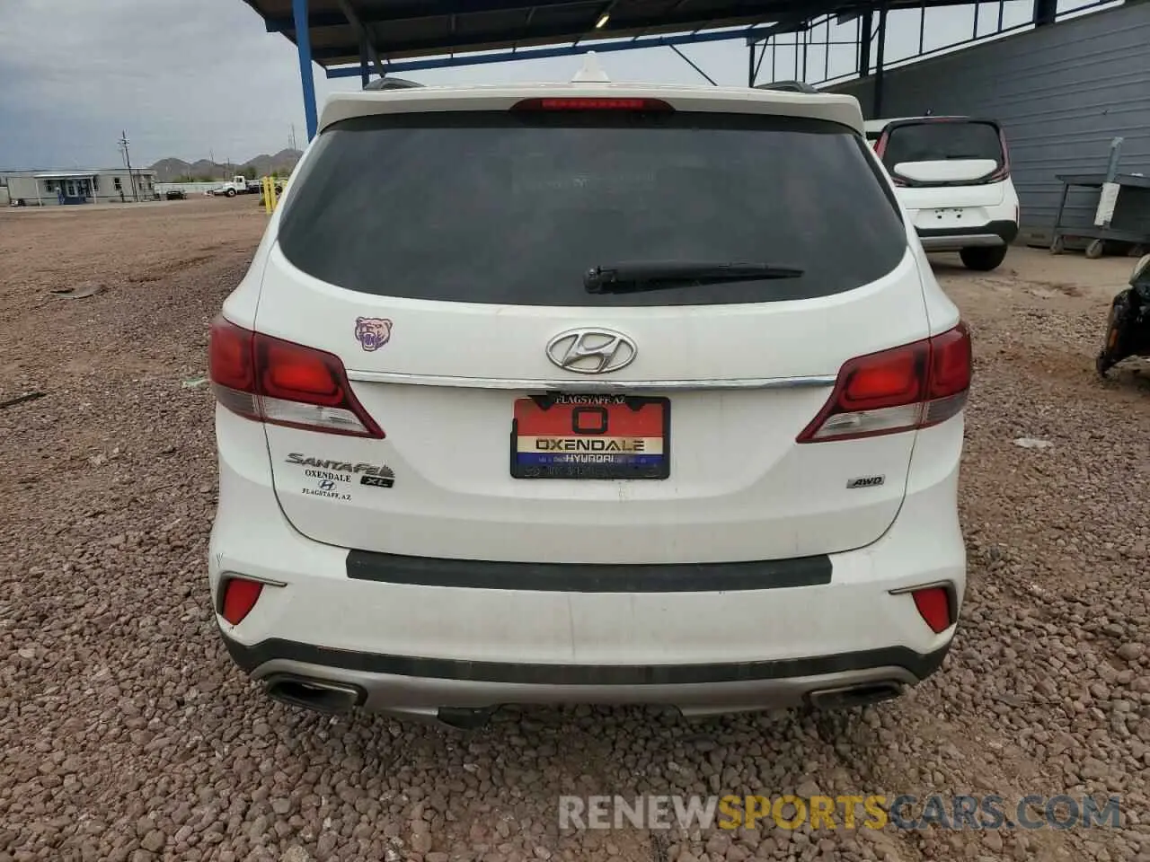 6 Photograph of a damaged car KM8SNDHF1KU307114 HYUNDAI SANTA FE 2019