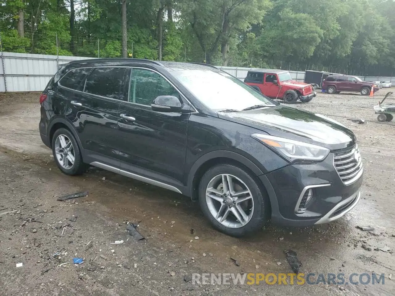 4 Photograph of a damaged car KM8SR4HF3KU309788 HYUNDAI SANTA FE 2019