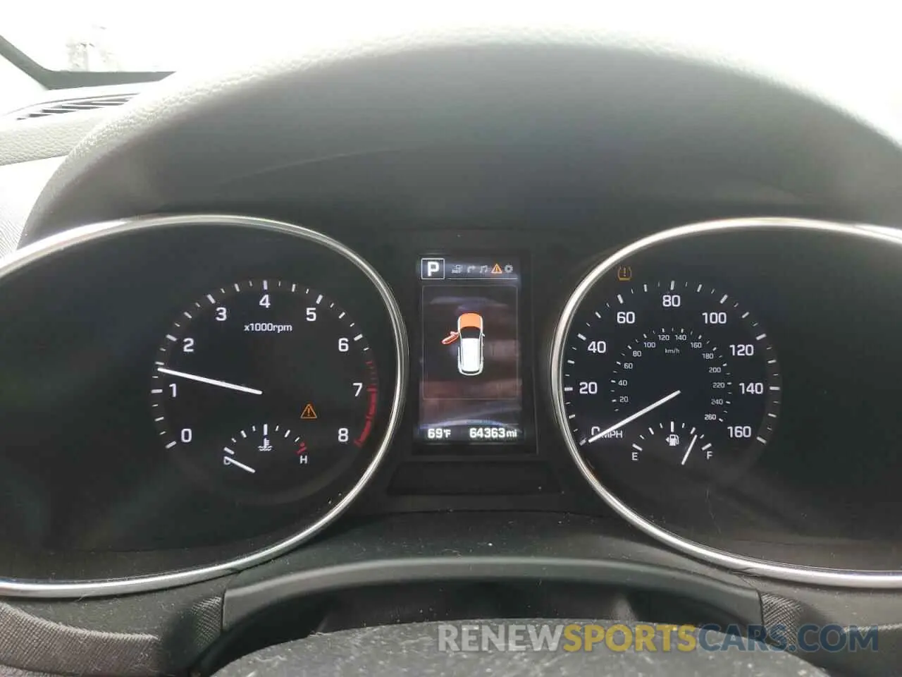 9 Photograph of a damaged car KM8SR4HF3KU309788 HYUNDAI SANTA FE 2019