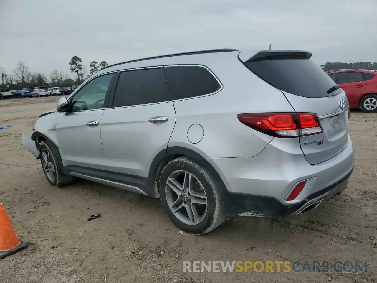 2 Photograph of a damaged car KM8SR4HF6KU299547 HYUNDAI SANTA FE 2019