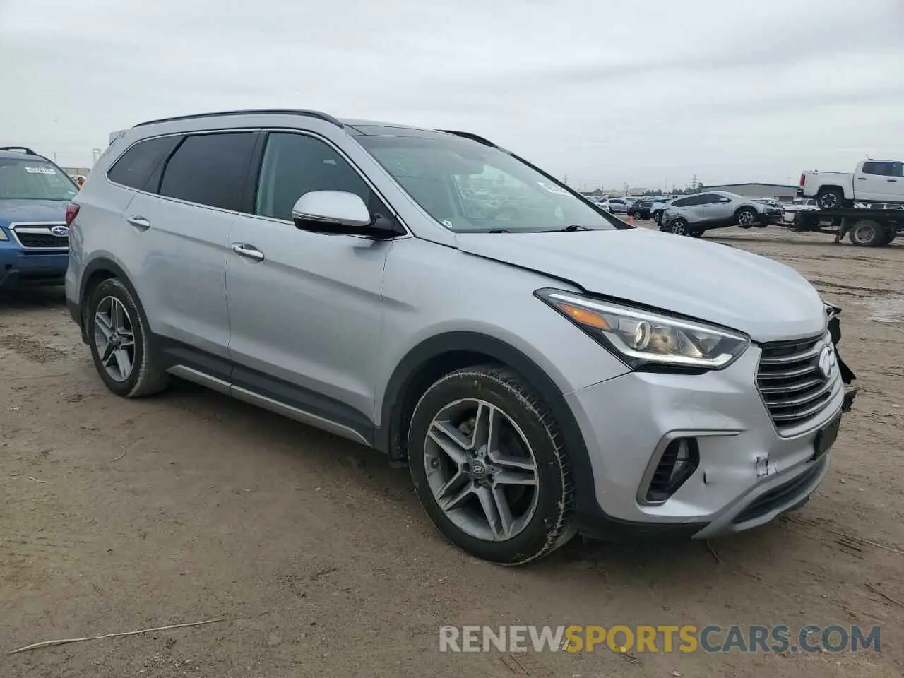 4 Photograph of a damaged car KM8SR4HF6KU299547 HYUNDAI SANTA FE 2019