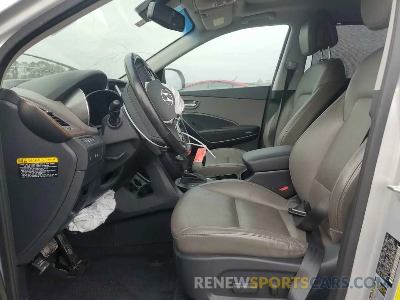 7 Photograph of a damaged car KM8SR4HF6KU299547 HYUNDAI SANTA FE 2019