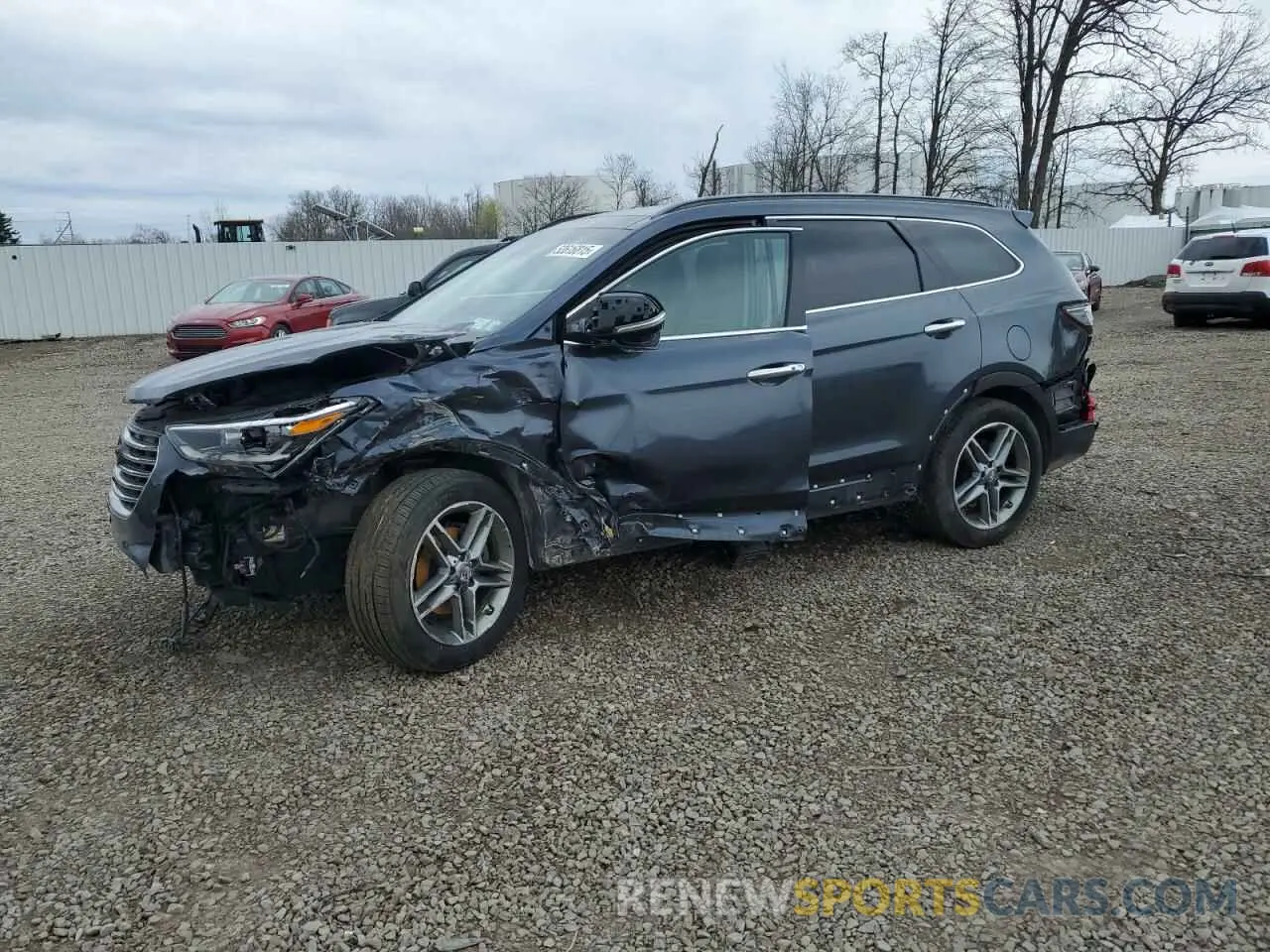 1 Photograph of a damaged car KM8SRDHF9KU305907 HYUNDAI SANTA FE 2019