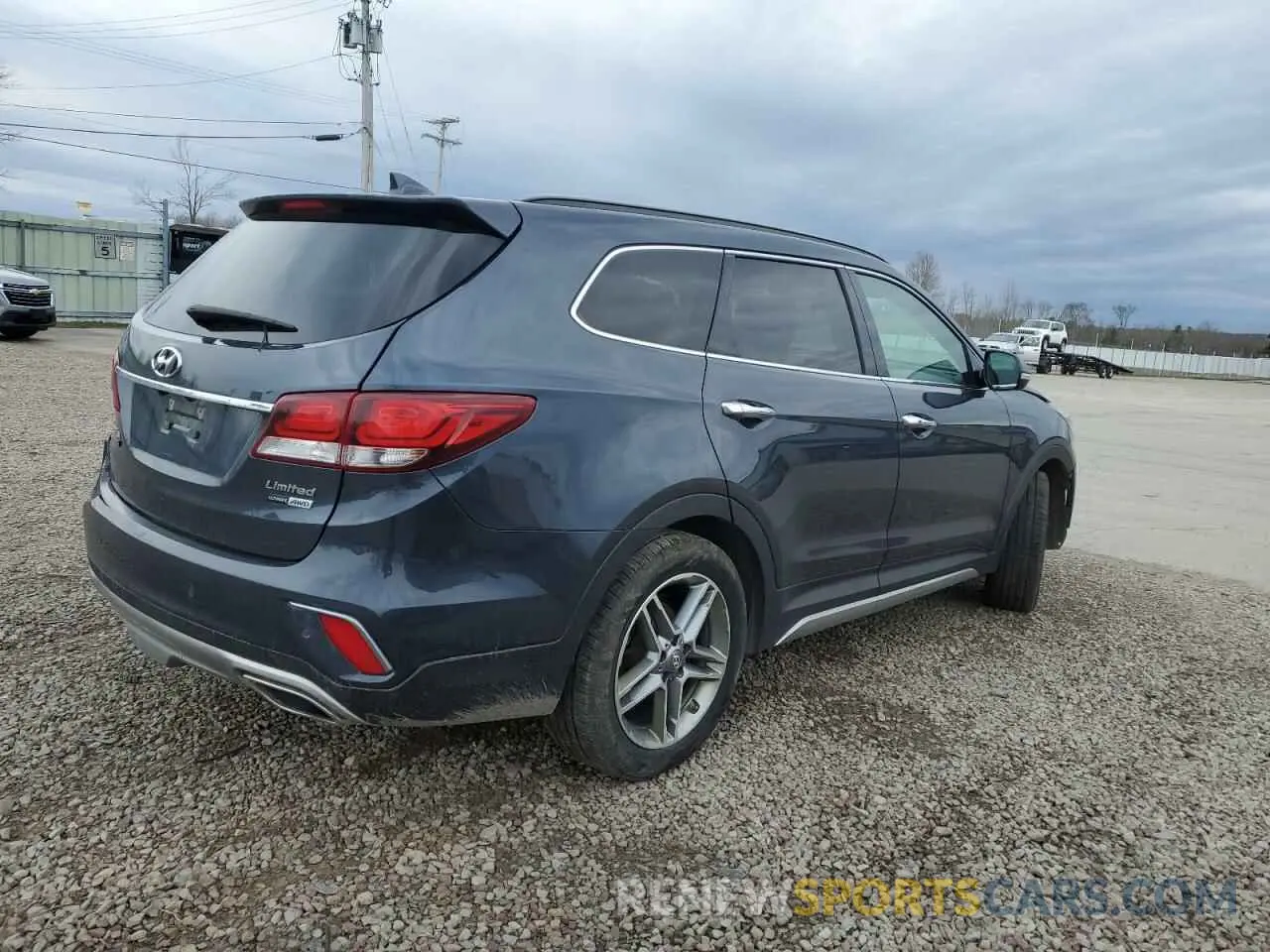 3 Photograph of a damaged car KM8SRDHF9KU305907 HYUNDAI SANTA FE 2019