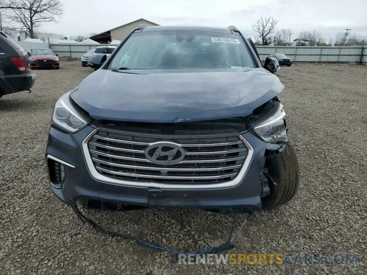 5 Photograph of a damaged car KM8SRDHF9KU305907 HYUNDAI SANTA FE 2019