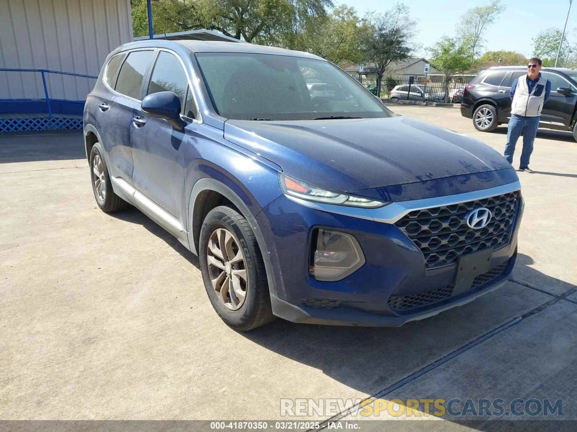 1 Photograph of a damaged car 5NMS23AD0LH141404 HYUNDAI SANTA FE 2020