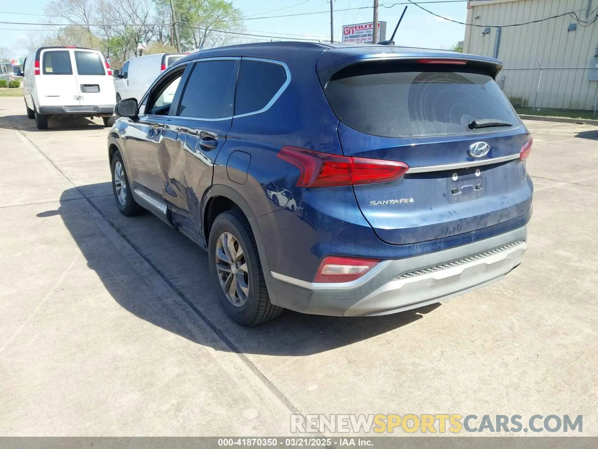 3 Photograph of a damaged car 5NMS23AD0LH141404 HYUNDAI SANTA FE 2020