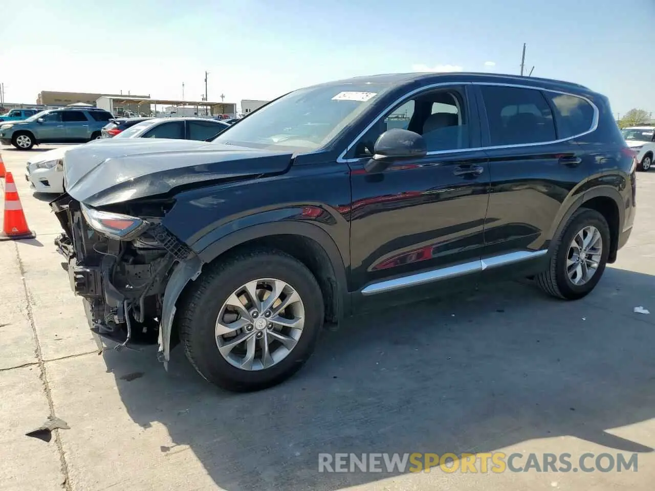 1 Photograph of a damaged car 5NMS23AD0LH160048 HYUNDAI SANTA FE 2020