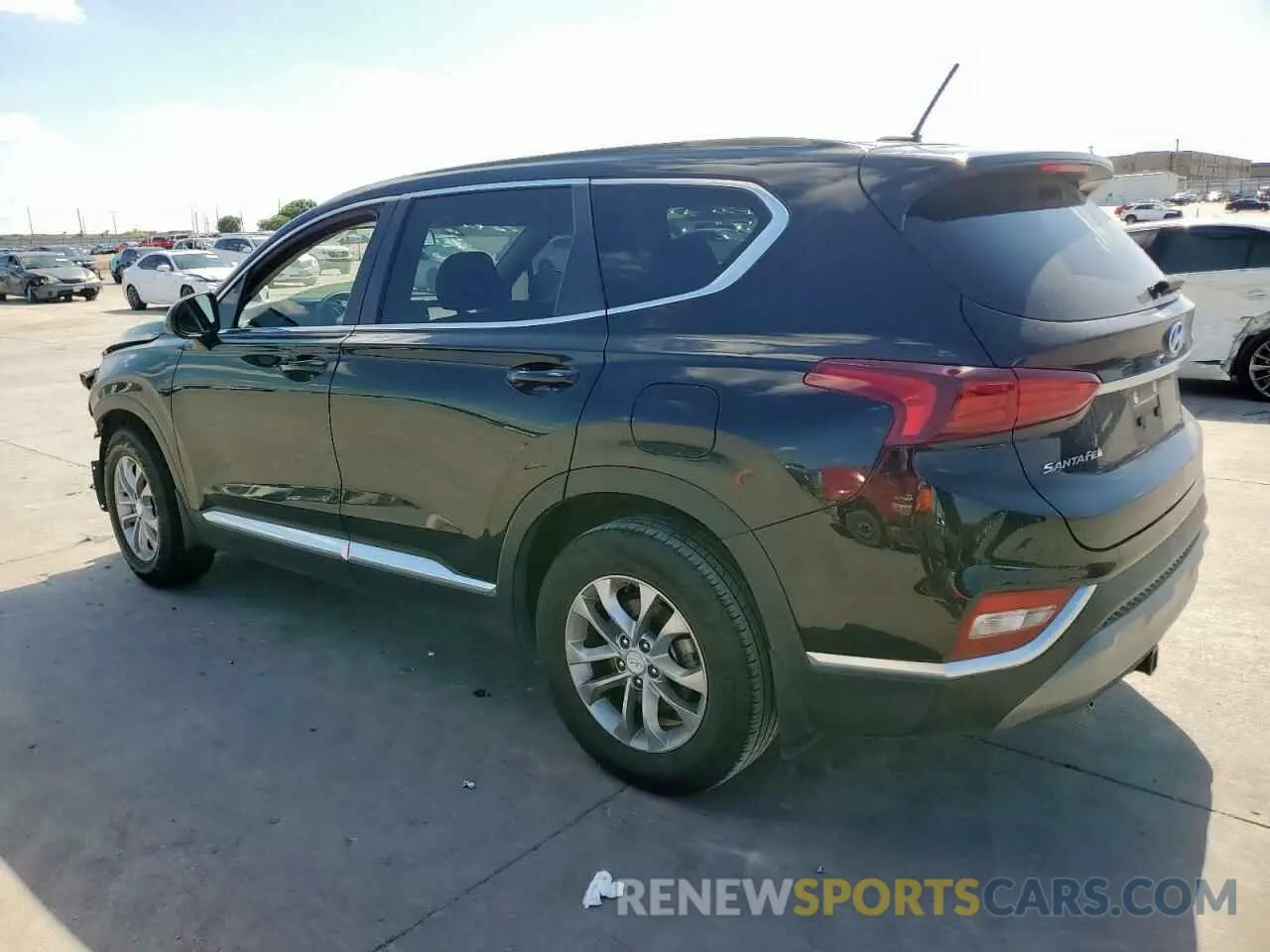 2 Photograph of a damaged car 5NMS23AD0LH160048 HYUNDAI SANTA FE 2020