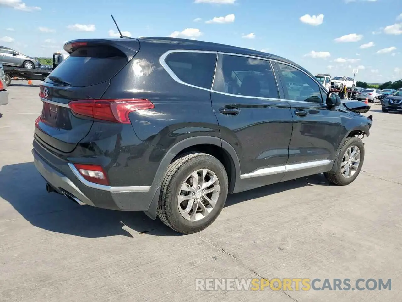 3 Photograph of a damaged car 5NMS23AD0LH160048 HYUNDAI SANTA FE 2020