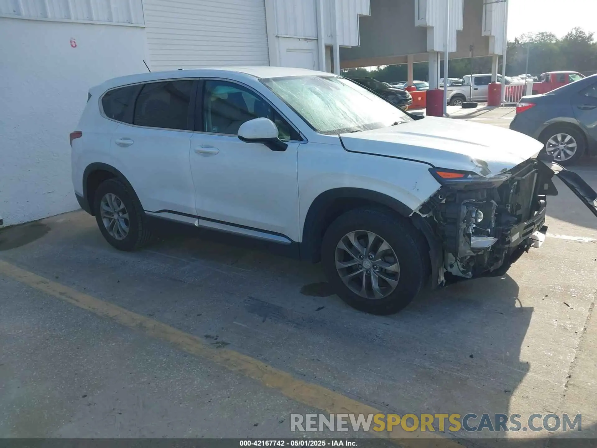 1 Photograph of a damaged car 5NMS23AD0LH221947 HYUNDAI SANTA FE 2020