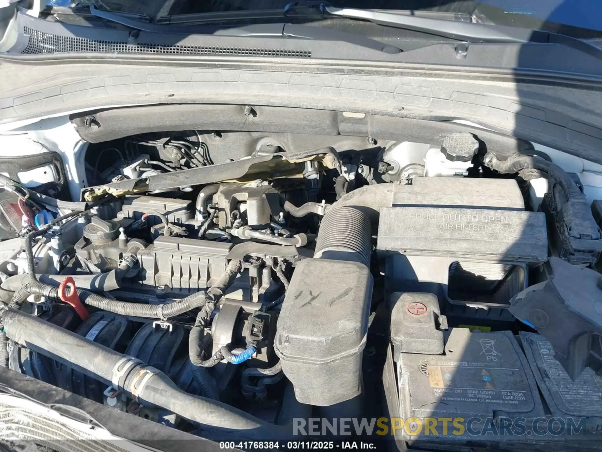 10 Photograph of a damaged car 5NMS23AD0LH266094 HYUNDAI SANTA FE 2020