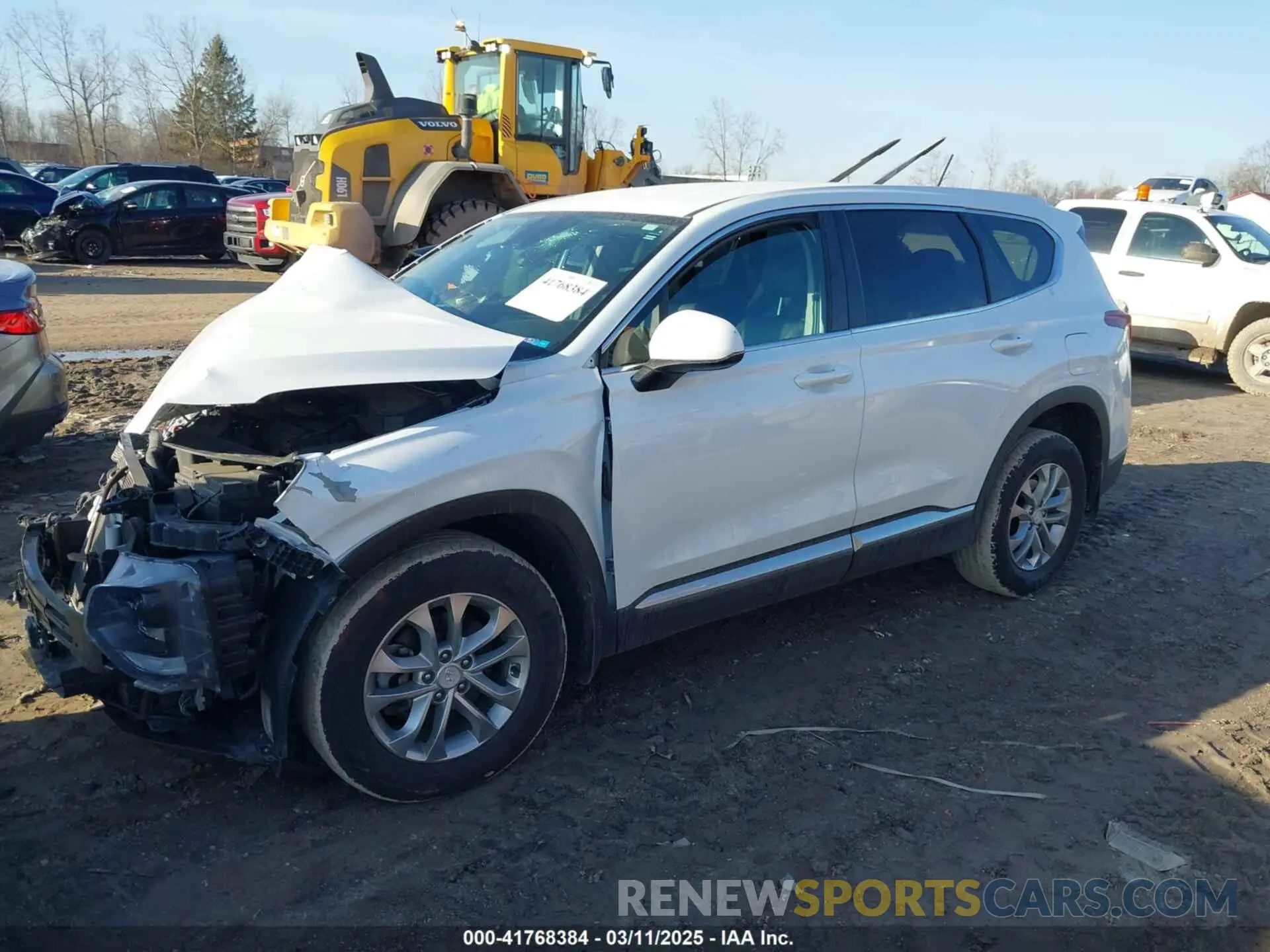 2 Photograph of a damaged car 5NMS23AD0LH266094 HYUNDAI SANTA FE 2020