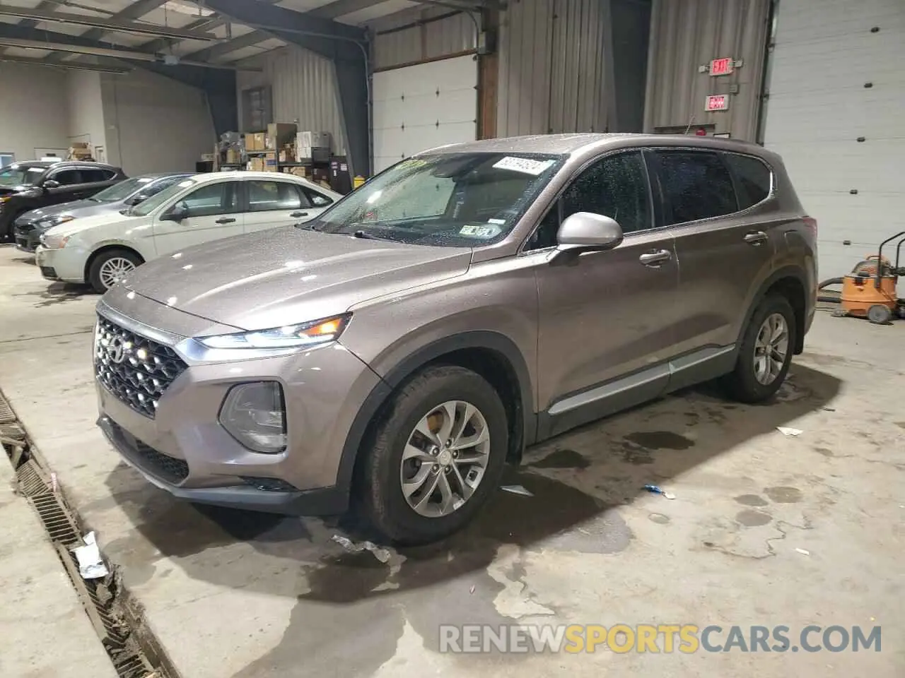 1 Photograph of a damaged car 5NMS23AD1LH182379 HYUNDAI SANTA FE 2020