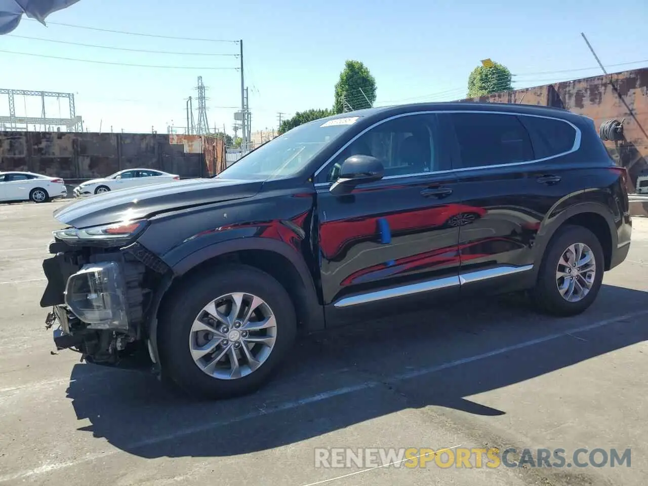 1 Photograph of a damaged car 5NMS23AD1LH194225 HYUNDAI SANTA FE 2020