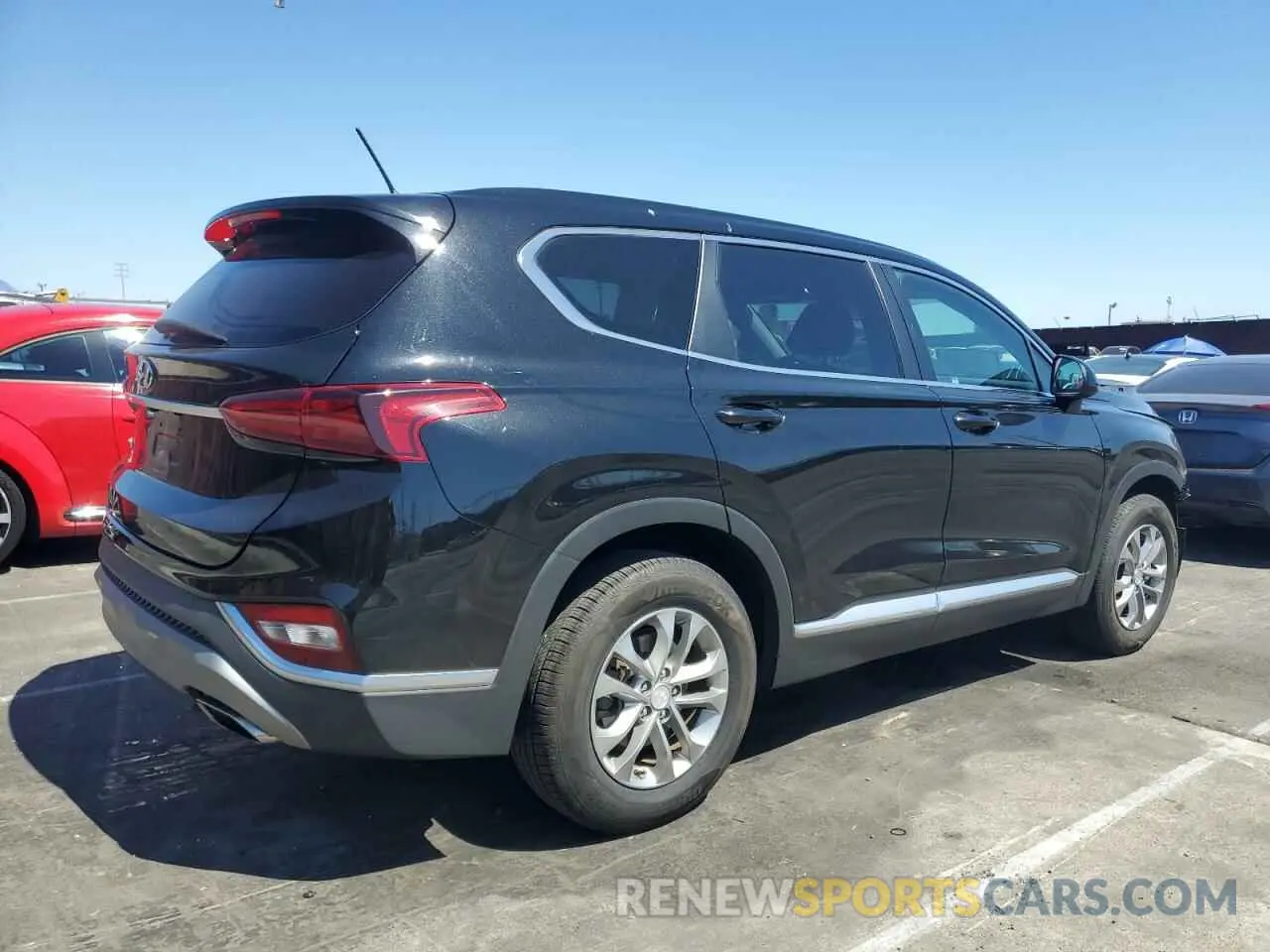 3 Photograph of a damaged car 5NMS23AD1LH194225 HYUNDAI SANTA FE 2020