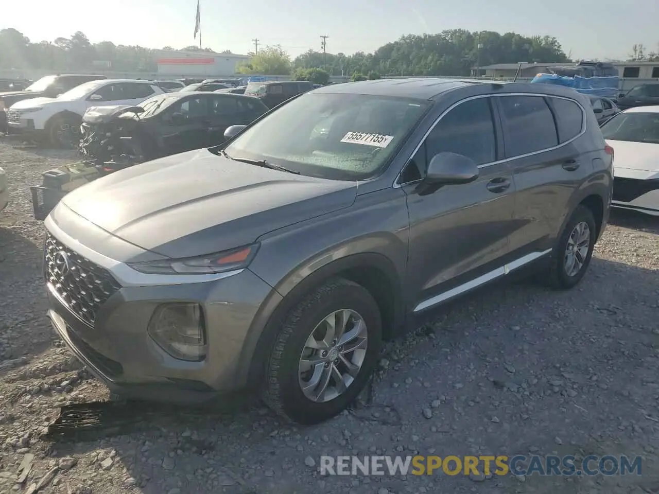 1 Photograph of a damaged car 5NMS23AD2LH146975 HYUNDAI SANTA FE 2020