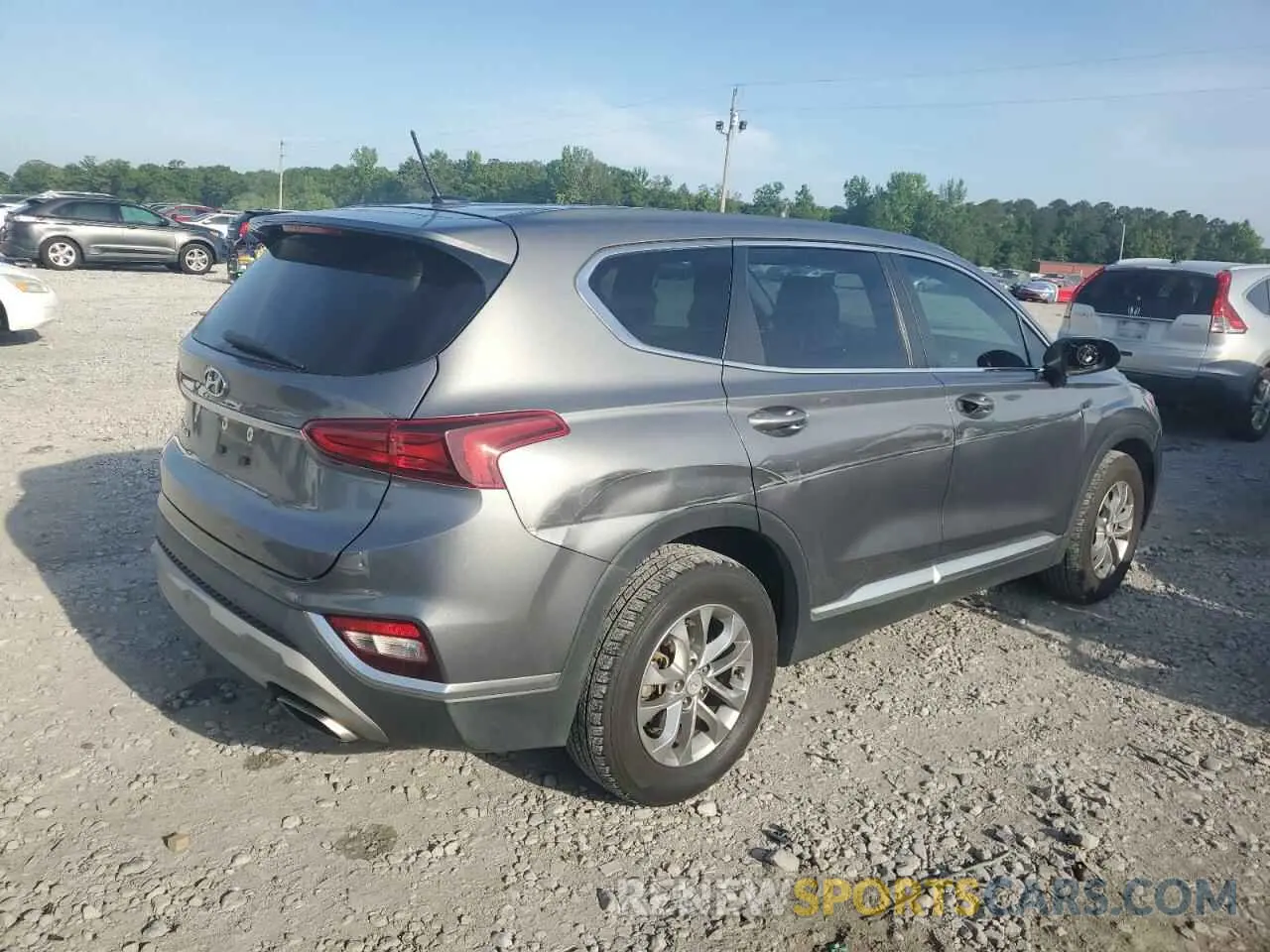 3 Photograph of a damaged car 5NMS23AD2LH146975 HYUNDAI SANTA FE 2020