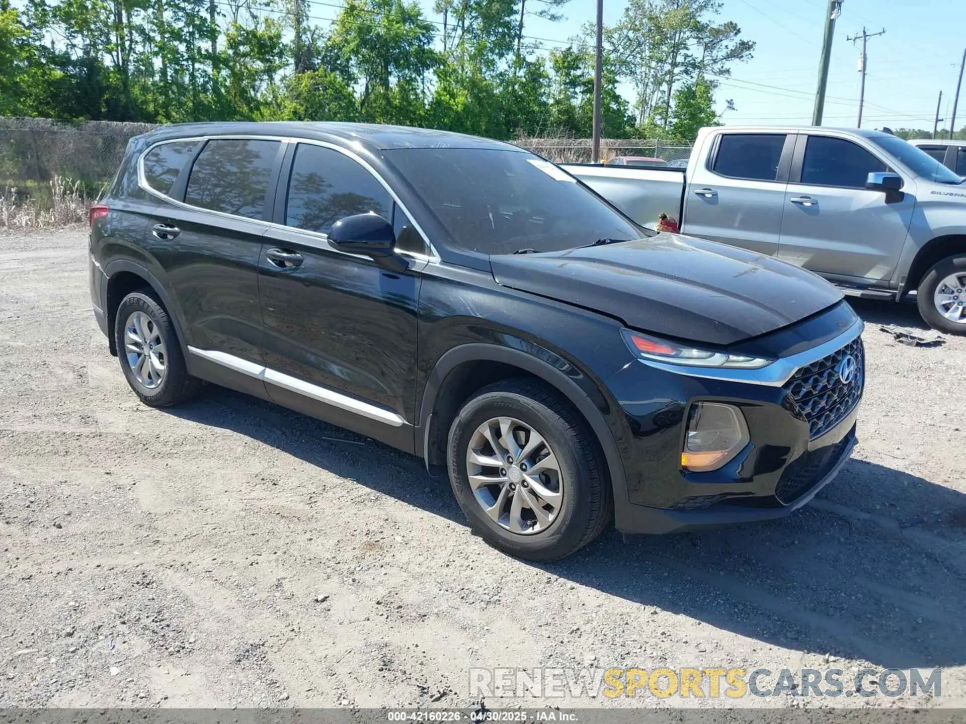 1 Photograph of a damaged car 5NMS23AD2LH160715 HYUNDAI SANTA FE 2020