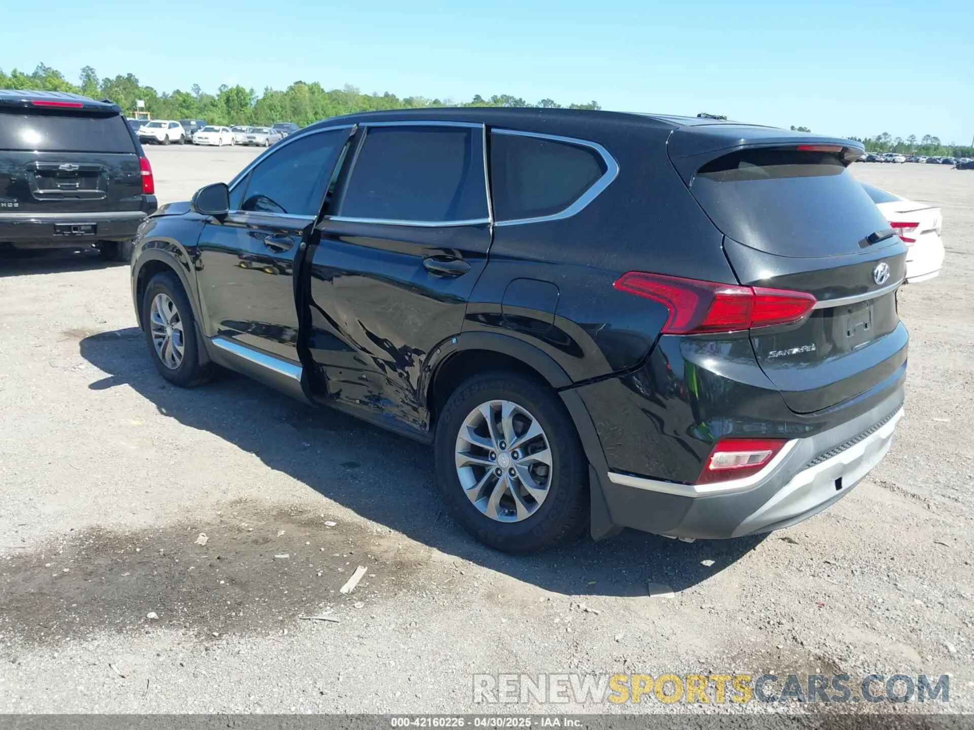 3 Photograph of a damaged car 5NMS23AD2LH160715 HYUNDAI SANTA FE 2020