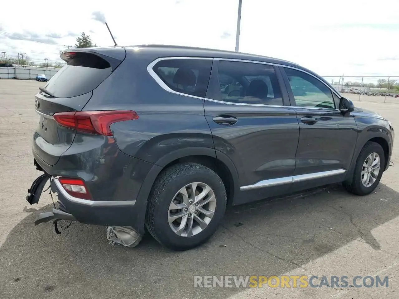 3 Photograph of a damaged car 5NMS23AD2LH184643 HYUNDAI SANTA FE 2020
