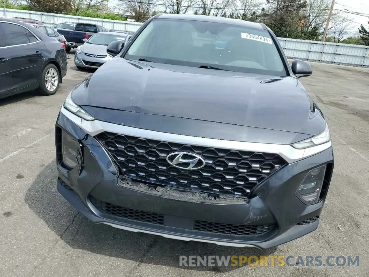 5 Photograph of a damaged car 5NMS23AD2LH184643 HYUNDAI SANTA FE 2020