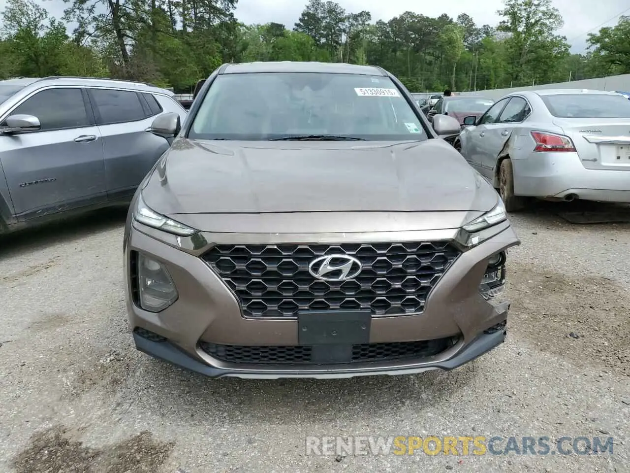 5 Photograph of a damaged car 5NMS23AD2LH218385 HYUNDAI SANTA FE 2020
