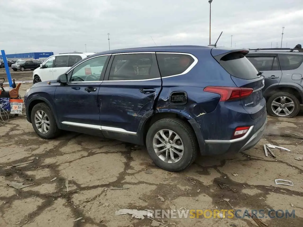 2 Photograph of a damaged car 5NMS23AD2LH277727 HYUNDAI SANTA FE 2020