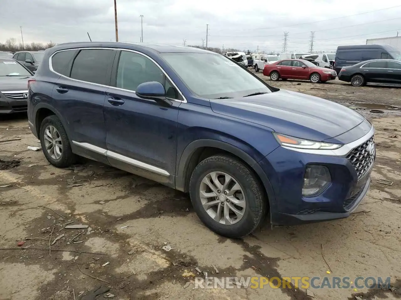 4 Photograph of a damaged car 5NMS23AD2LH277727 HYUNDAI SANTA FE 2020