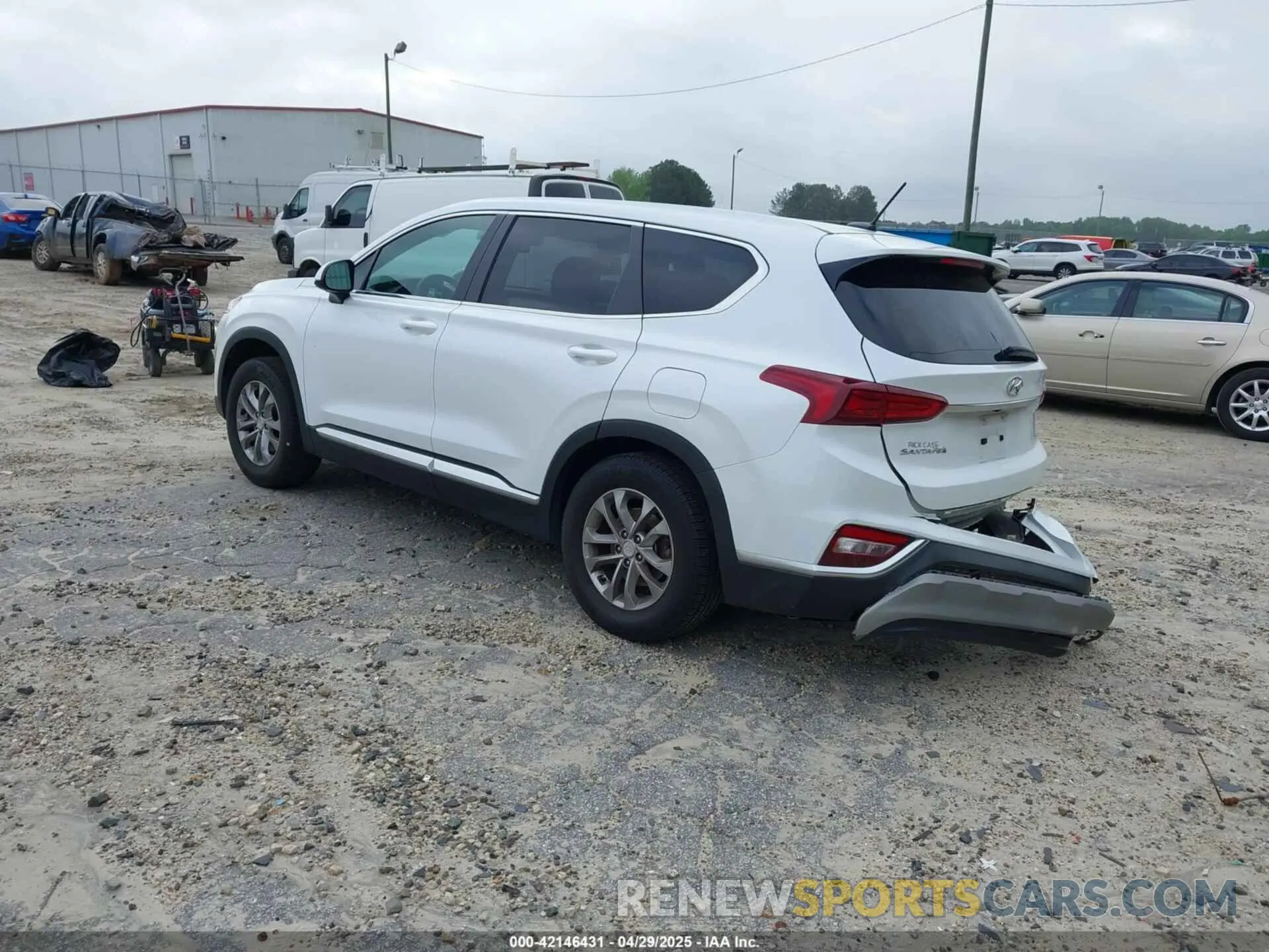 3 Photograph of a damaged car 5NMS23AD3LH139100 HYUNDAI SANTA FE 2020